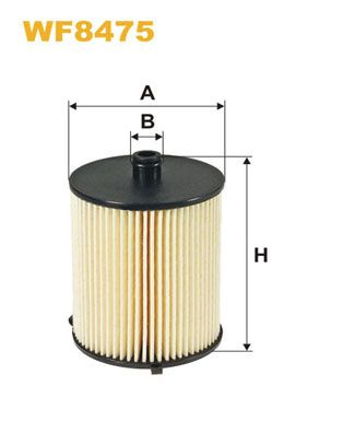 WIX FILTERS Polttoainesuodatin WF8475